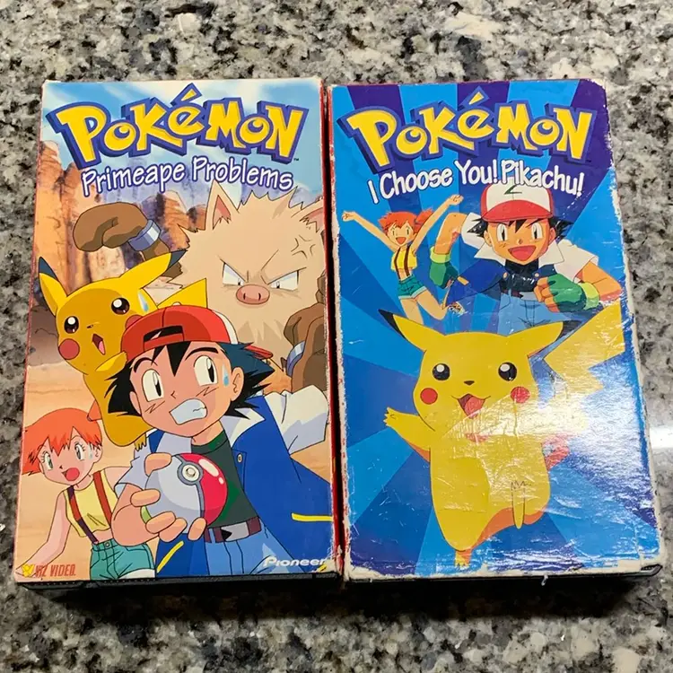 2x Pokémon VHS Tapes
