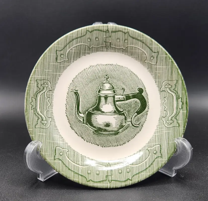 Vintage Teapot Bread Plate
