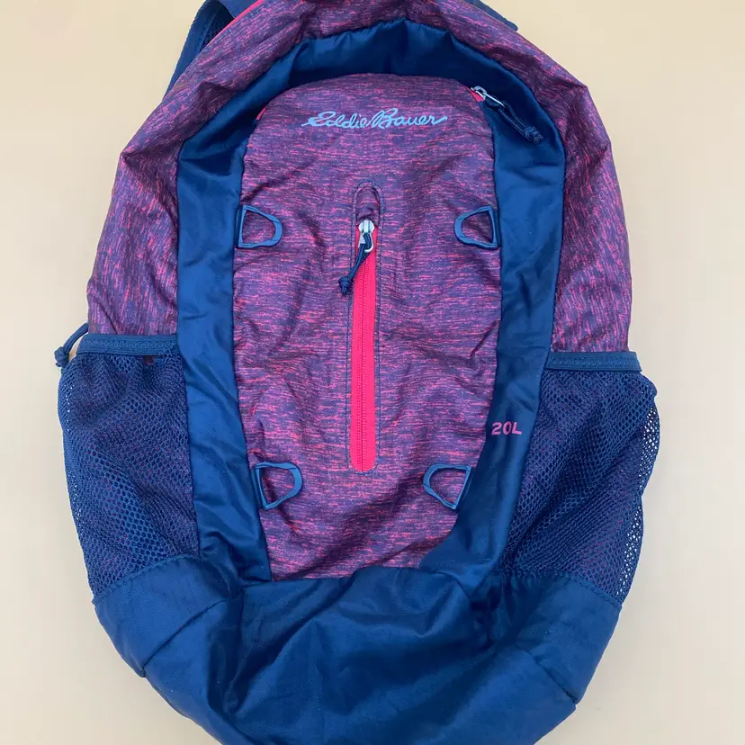Eddie Bauer Unisex Fuchsia Color Stowaway 20L Hiking Backpack