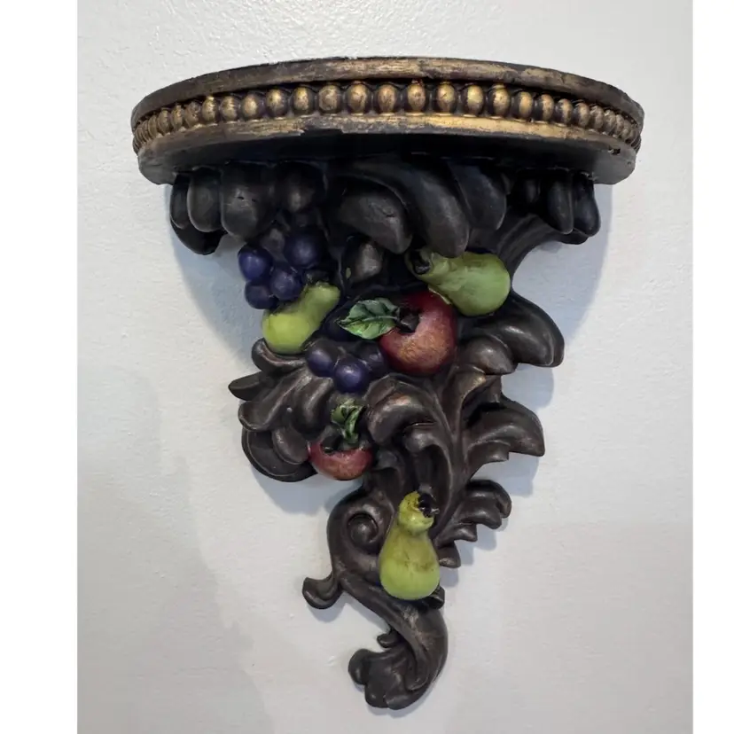 Mid-Century Fruit Wall Shelf