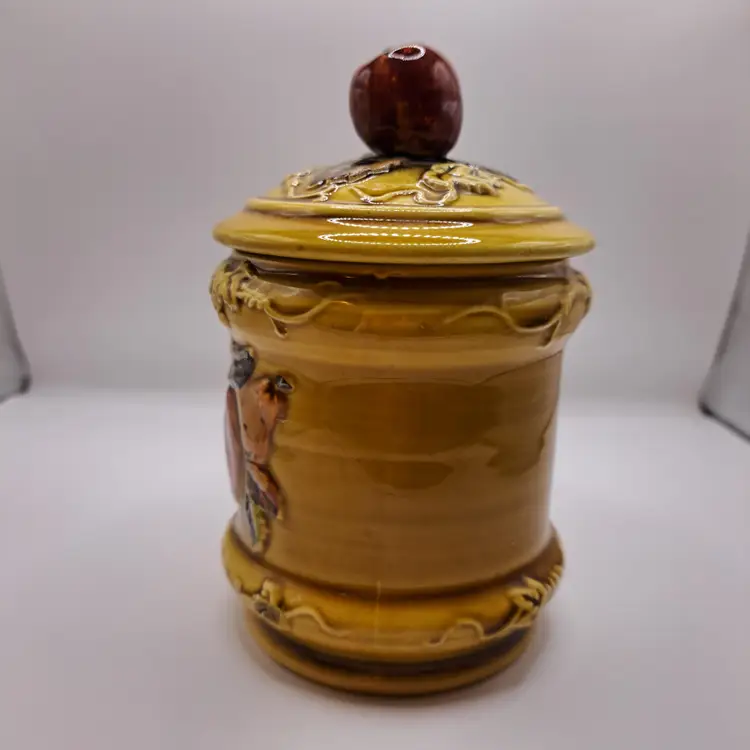 Lefton Apple Butter Canister Jar