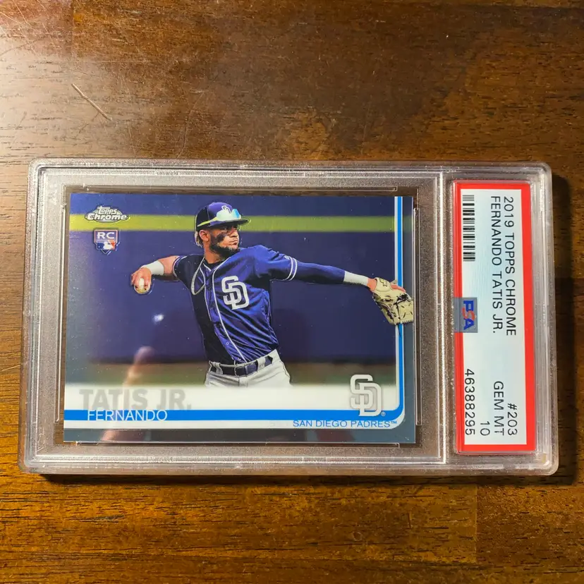 2019 Topps Chrome Fernando Tatis Jr RC PSA 10 San Diego Padres