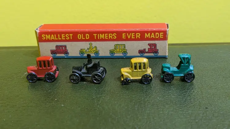 Smallest Old Timers Ever Made, Diecast Cars