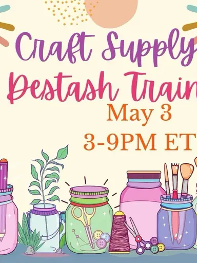 Craft Supply Destash Train