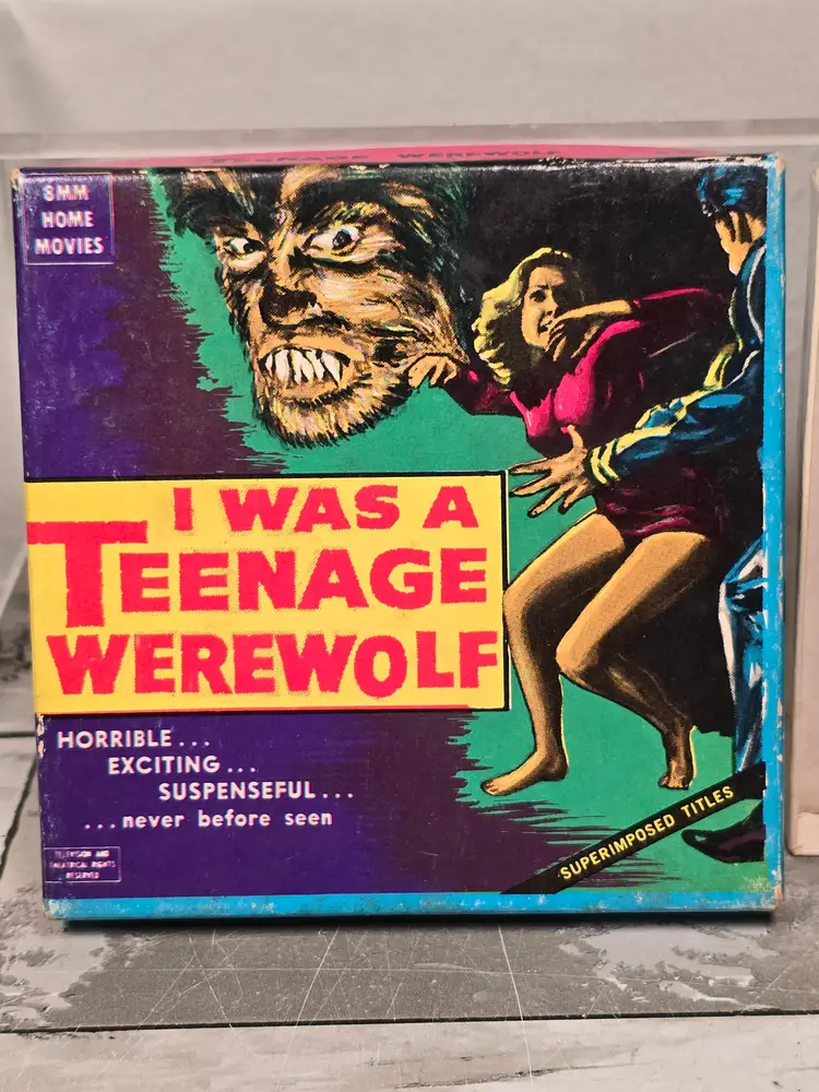 I Was A Teenage Werewolf 8mm Film 1960s Horror With Insert