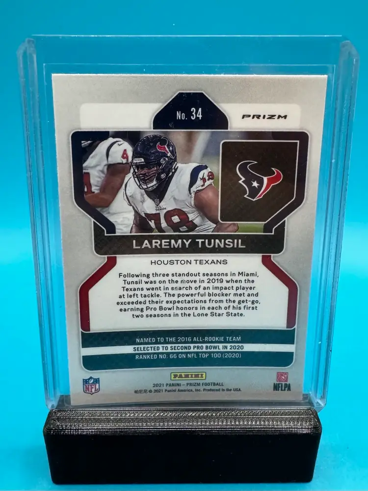 Laremy Tunsil Orange Prizm Disco Houston Texans