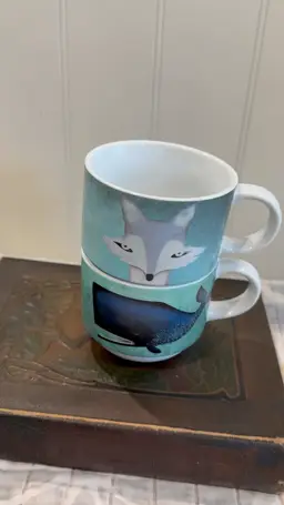 Pier 1 Imports Arctic Animal Mug Set
