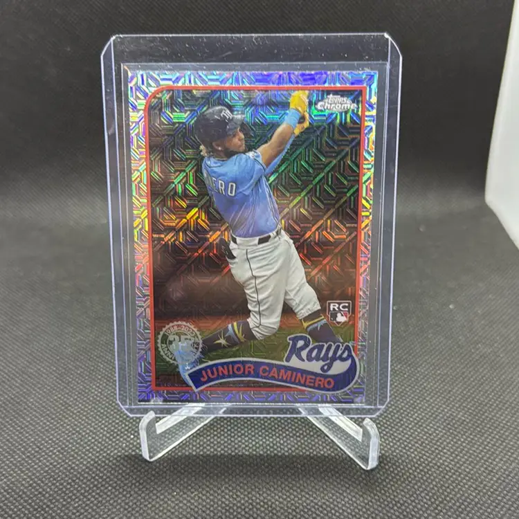 2024 Topps Silver Pack JUNIOR CAMINERO 1989 Chrome Mojo Refractor Rookie