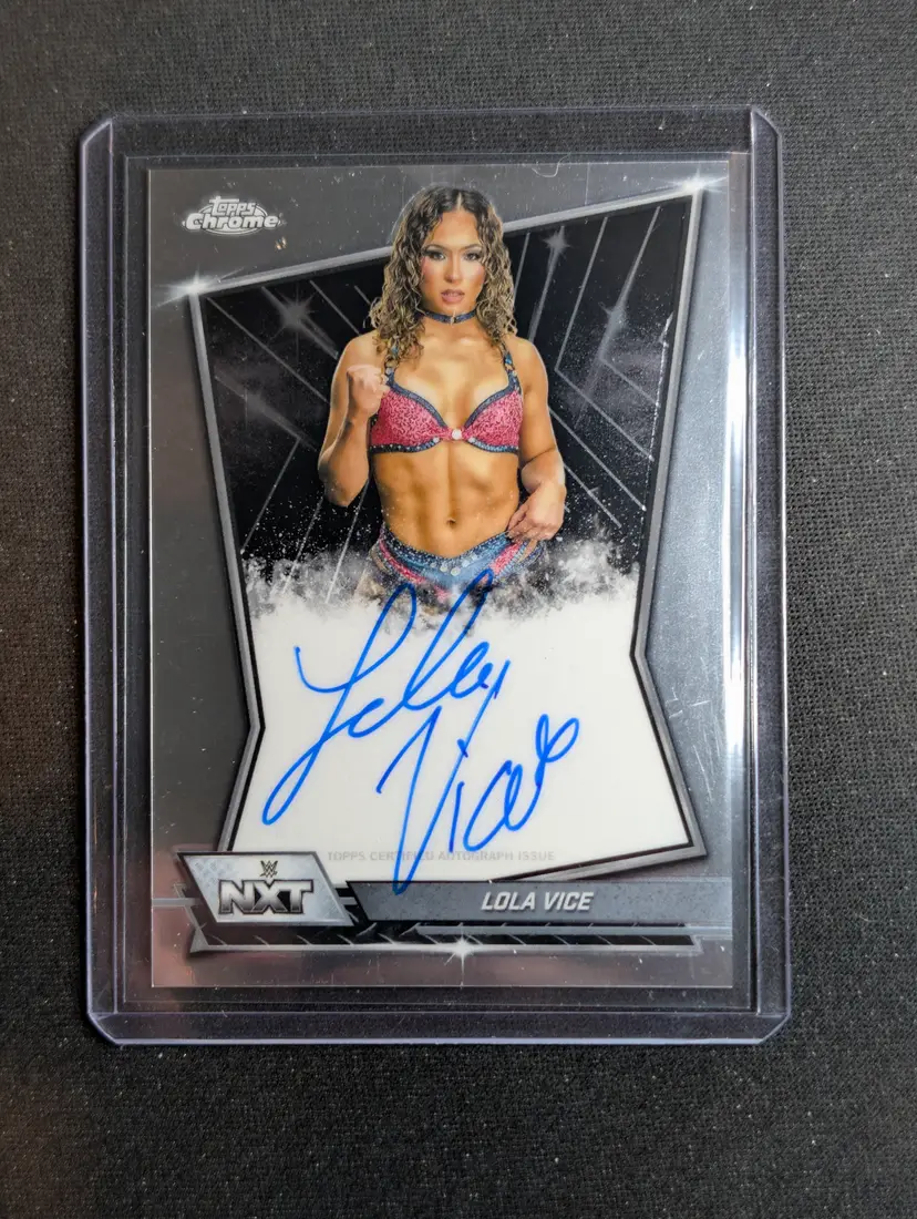 Lola Vice 2026 Topps Chrome Auto WWE #NXT-LOL - (A) - WWE NXT