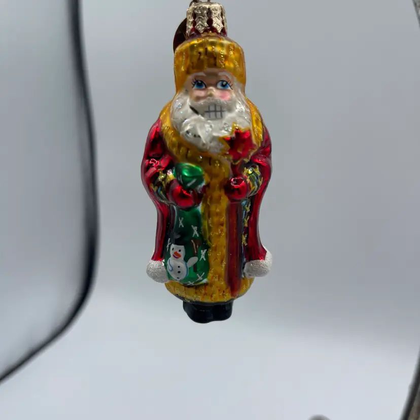 CHRISTOPHER RADKO GLASS CHRISTMAS ORNAMENT PETITE ST PETERSBURG 3.5”