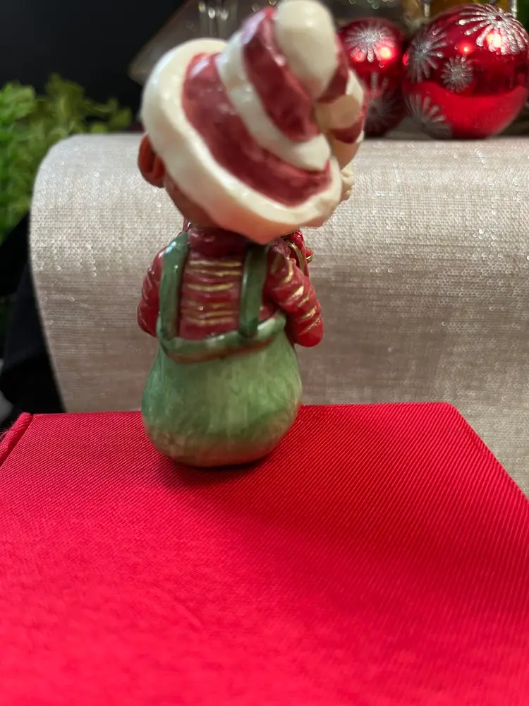 2001 Nancye Williams Clay Elf Shelf Sitter