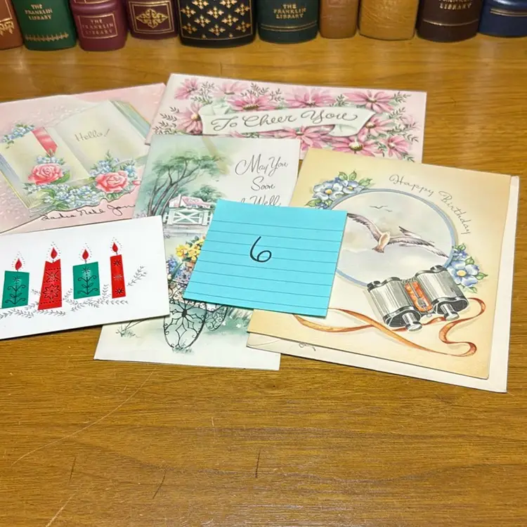 Vintage Greeting Card Lot 6