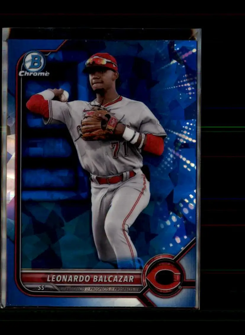2022 Bowman Draft Sapphire Edition #BDC-91 Leonardo Balcazar - (138) - Cincinnati Reds