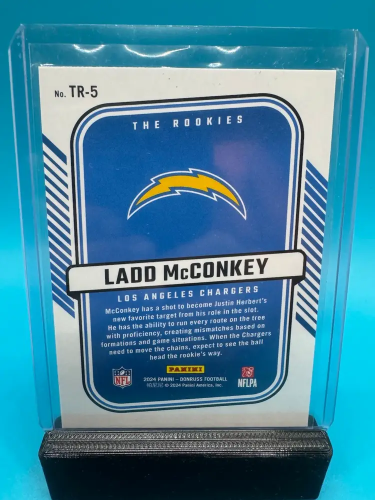 Ladd McConkey Optic The Rookies RC Los Angeles Chargers