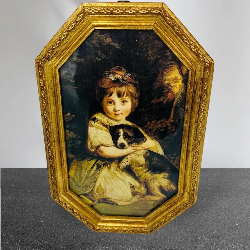 Framed Print Miss Jane Bowles Artist Joshua Reynolds Italy Vintage Art