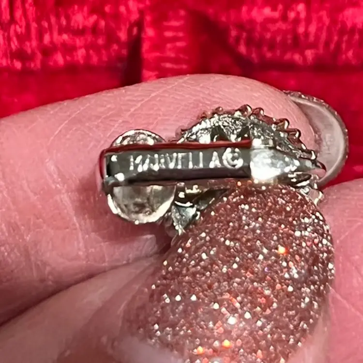 Marvella Rhinestone And Faux Pearl Clip On Earrings