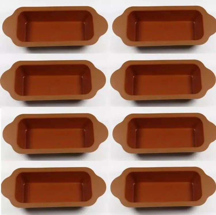 8 Pack - Ever Ocean Silicone Loaf Pan Subway Heating Tray 1801K