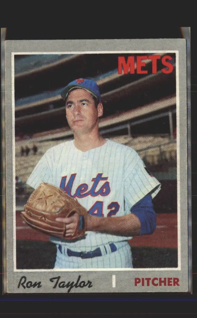 Ron Taylor 1970 Topps #419 - (pk6) - New York Mets