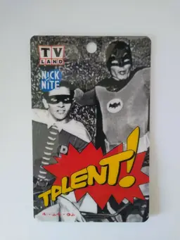 #01 Batman And Robin Special Talent Pass TV Show Reboot Laminated Superhero 2002