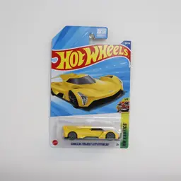 Hot Wheels Cadillac Project GTP Hypercar Yellow - Hot Wheels Cadillac Project GTP Hypercar