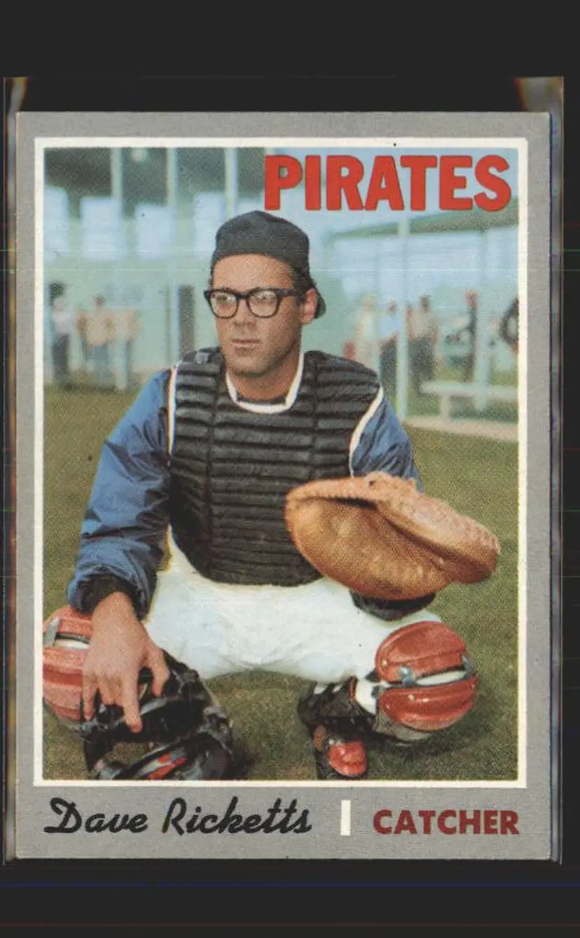 Dave Ricketts 1970 Topps #626 - (pk6) - Pittsburgh Pirates