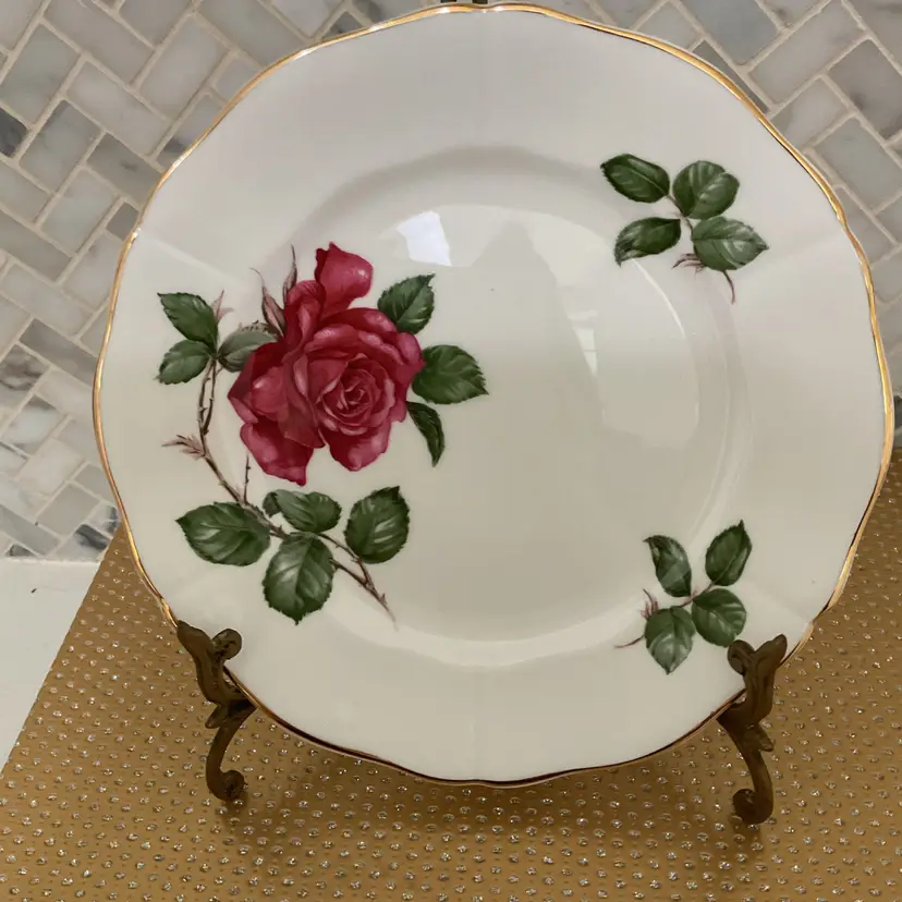 8” Royal Adderley China Plate