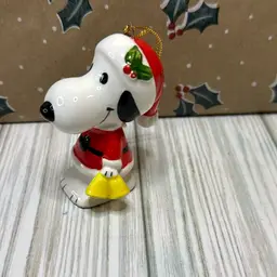 Vintage Porcelain Snoopy Ornament