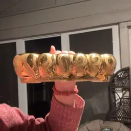 Vintage planter - weeping hold shallow ellipse