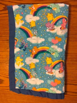 #01 Care Bear Baby Blanket
