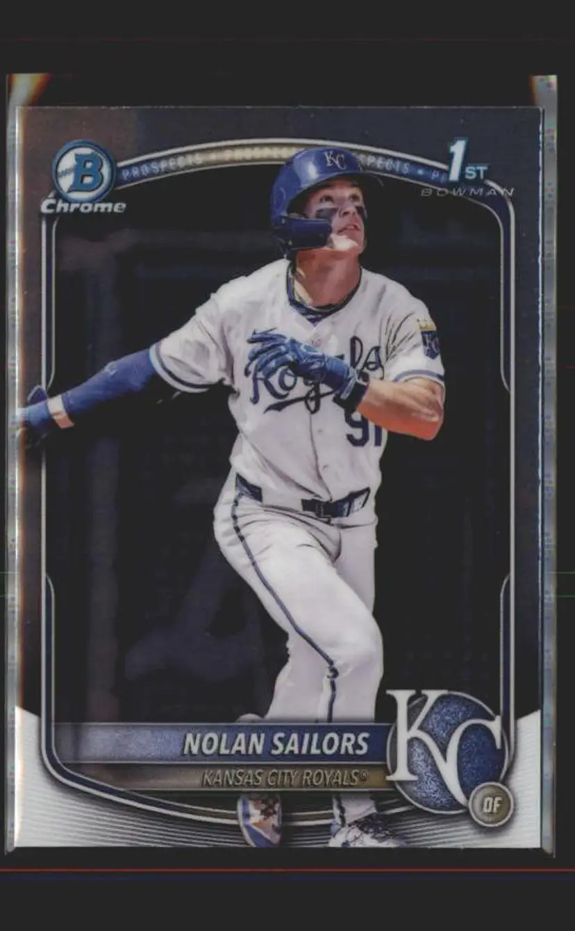 2025 Bowman Draft #BDC-86 Nolan Sailors Chrome - (137) - Kansas City Royals