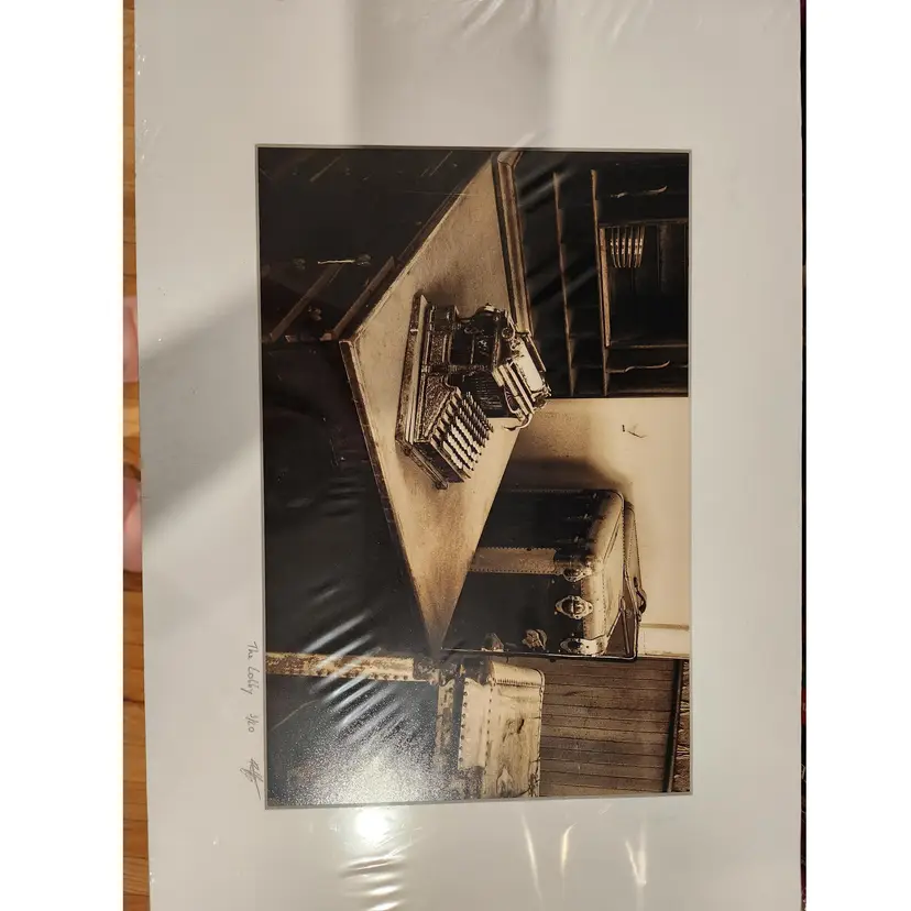 Roy Kerckhoffs The Lobby Bodie CA Typewriter signed 3/20