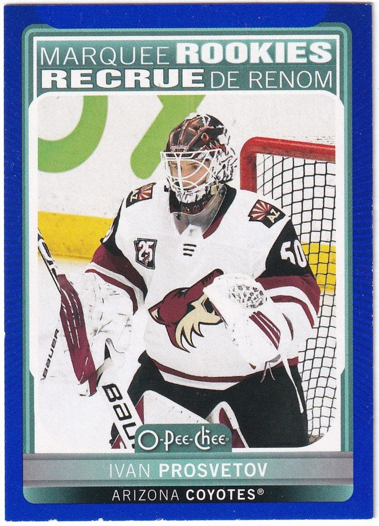 2021-22 O-Pee-Chee Blue #631 Ivan Prosvetov Arizona Coyotes Hockey Card
