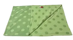 Amy Coe Baby Blanket Green Polka Dot Micro Fleece Limited Edition Lovey Security