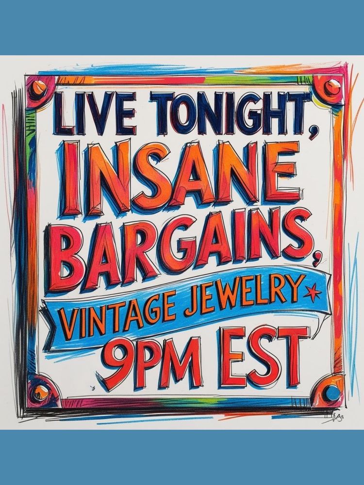 Vintage Jewelry Pot Luck! What’s That? Join Me!