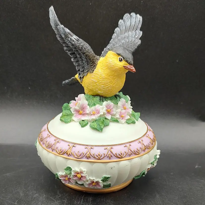 Vtg Heritage House Songbird Treasures Music Box Collection Dur Elise