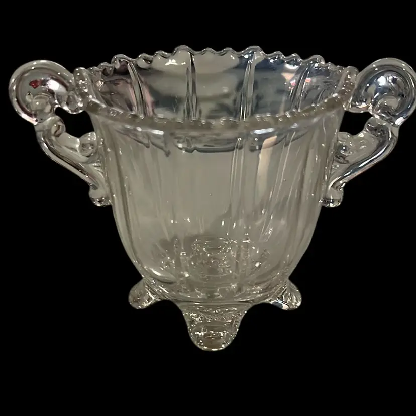 Cambridge Martha #3600  Mini Sugar 4 Ftd Clear 2 5/8" T