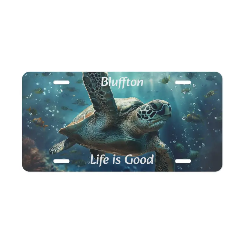 Sea Turtle Front License Plate