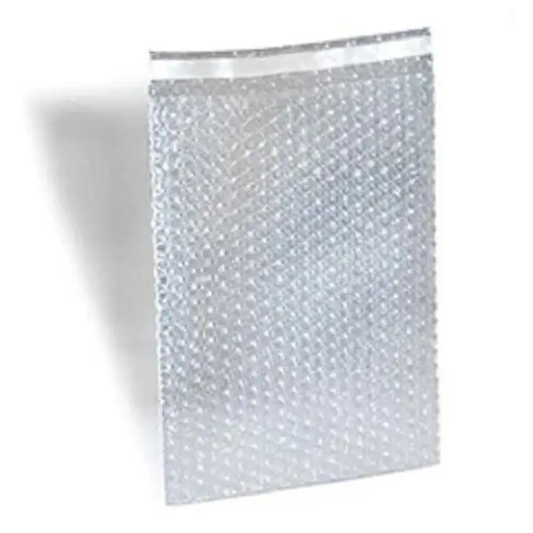 50 Bubble Out Pouches 6x8.5 Clear Self-Seal Bags Shipping Sleeves