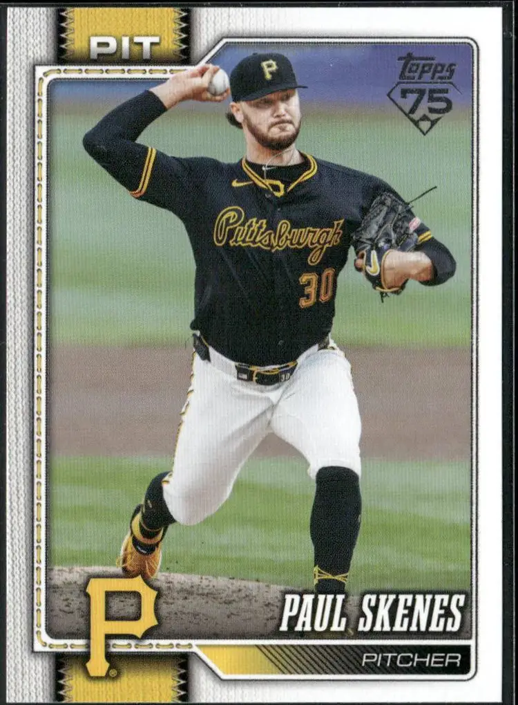 Paul Skenes 2026 Topps 75th Anniversary Card
