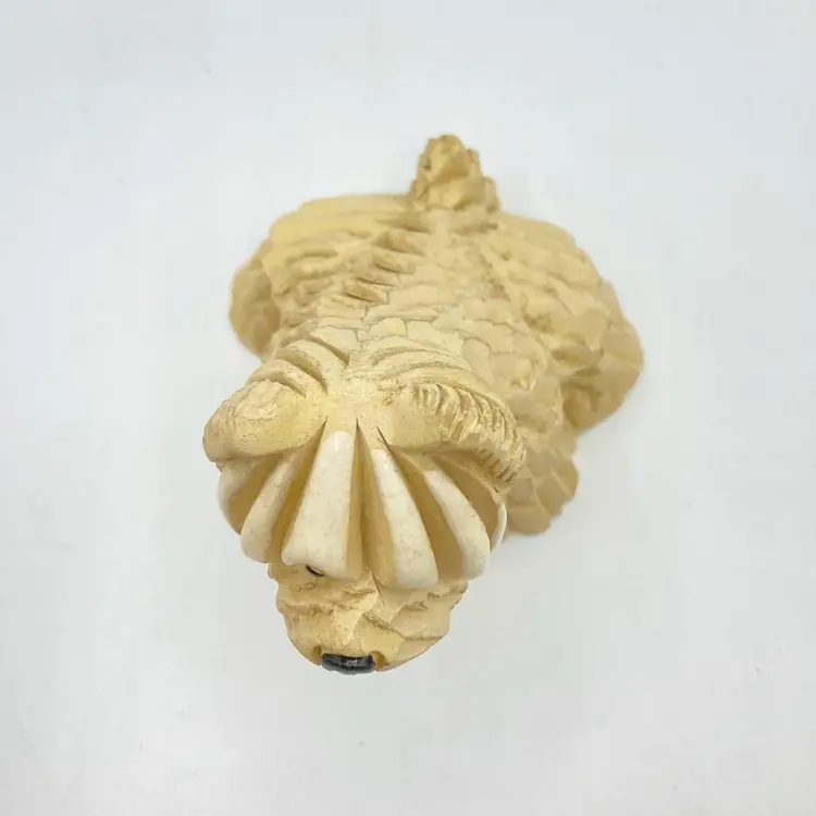 Vintage Artesania Rinconada White Dog Westie Terrier Uruguay Figurine