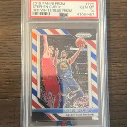 Steph Curry Red White Blue prism