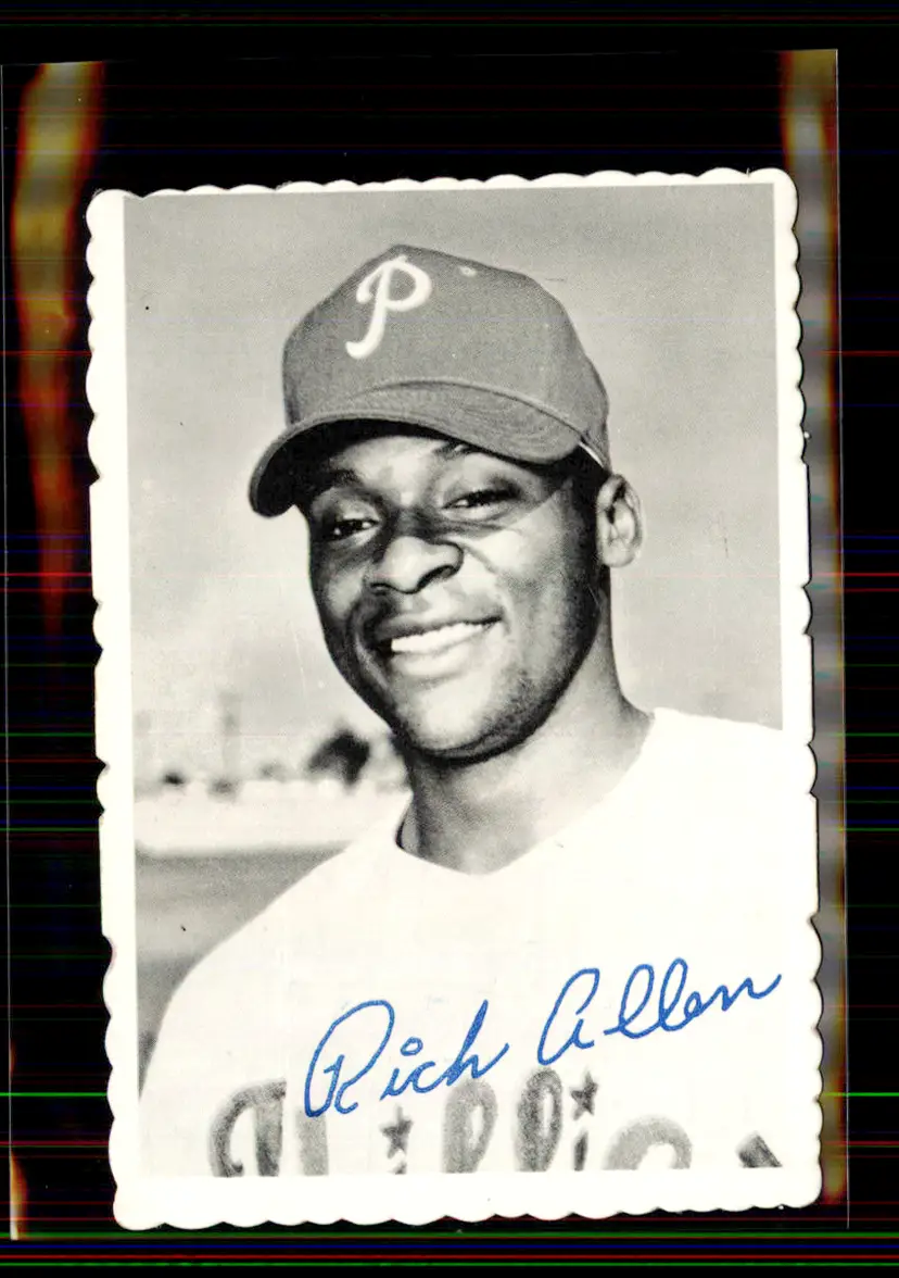Richie Allen 1969 Topps Deckle Edge #26 - Philadelphia Phillies - (pk5-30)