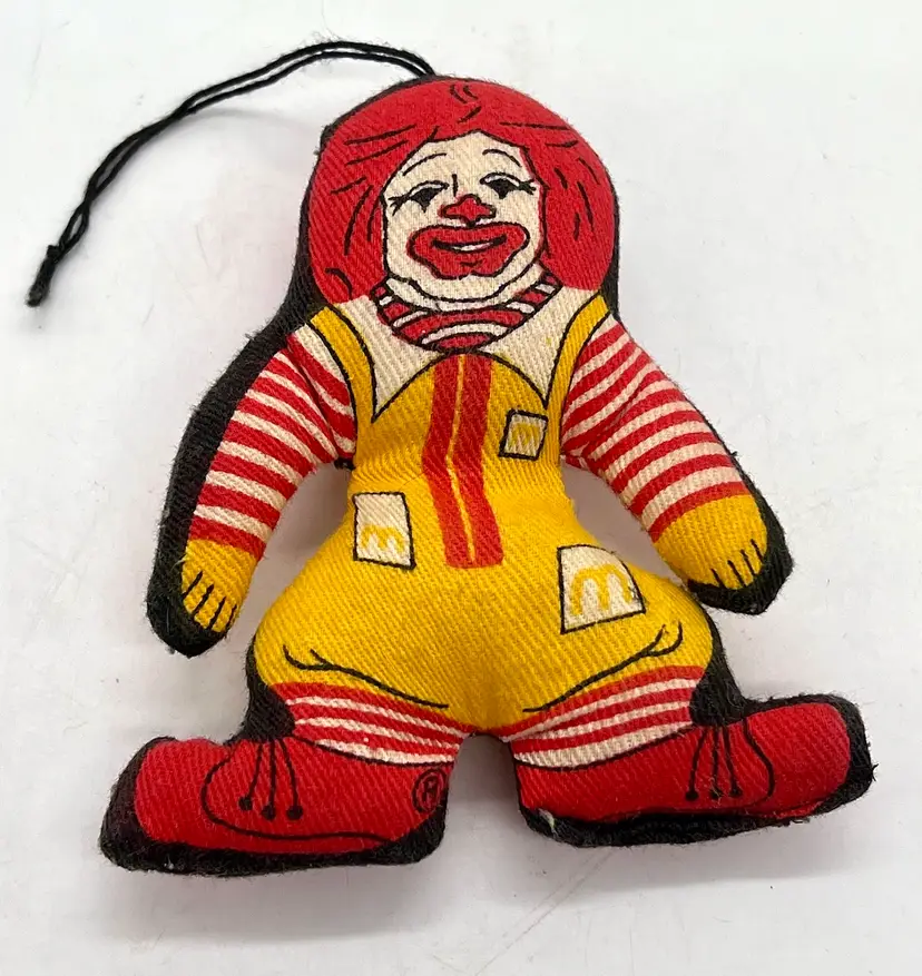 Vintage 1985 McDonald’s Happy Meal Ronald Plush Ornament