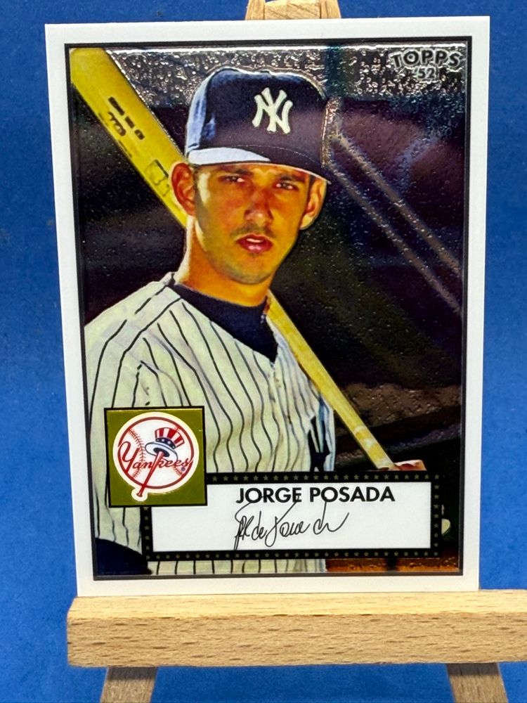 2007 Topps 52 Jorge Posada Chrome /1952 DFC12 New York Yankees A33