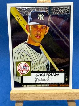 2007 Topps 52 Jorge Posada Chrome /1952 DFC12 New York Yankees A33
