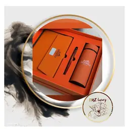 GWP Hermes notebook/pen/water bottle set