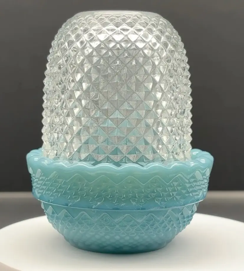 Mosser Georgia Blue Glimmer Courting Fairy Lamp