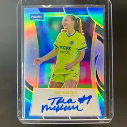 Tara McKeown 2025 Parkside Pacific Signature Series Autograph Soccer Card