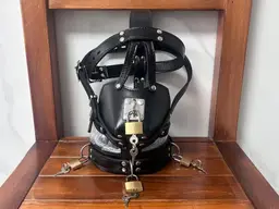 "Trainee" Leather Muzzle Harness