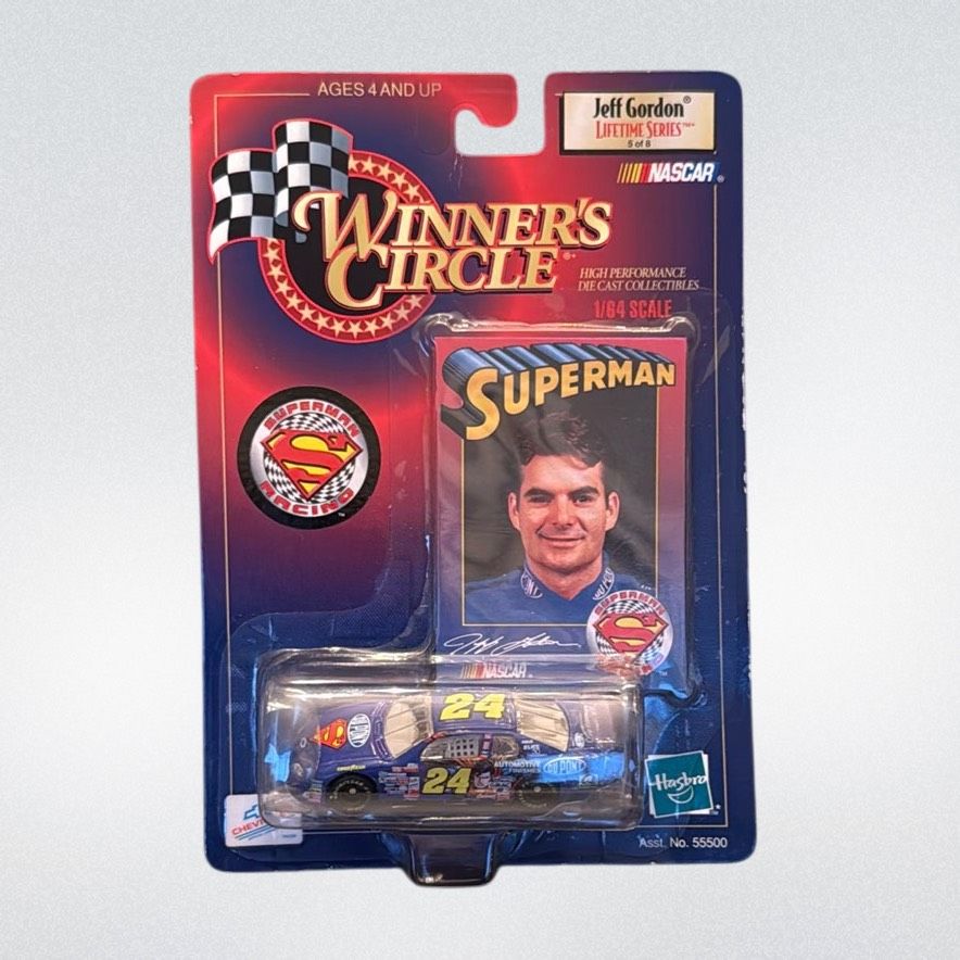 Niknax · 1:64 Scale: Winner's Circle: Jeff Gordon 1999 Superman